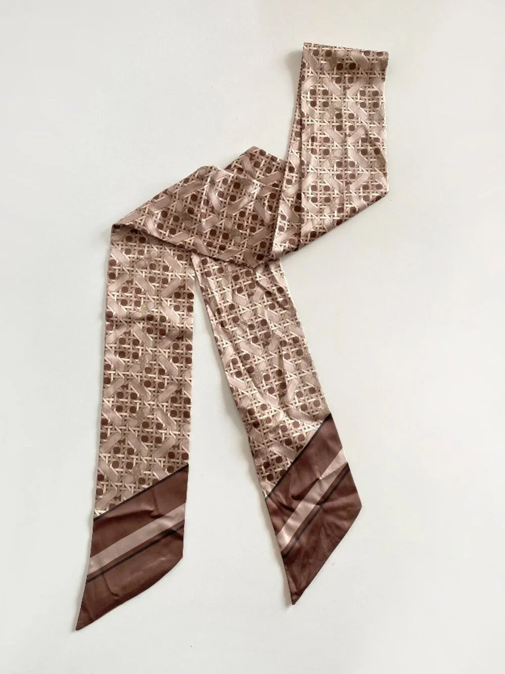 Anne Klein Skinny Bandeau Ribbon Oblong Scarf